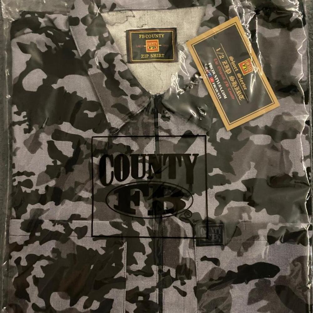 Fb county camo zip up